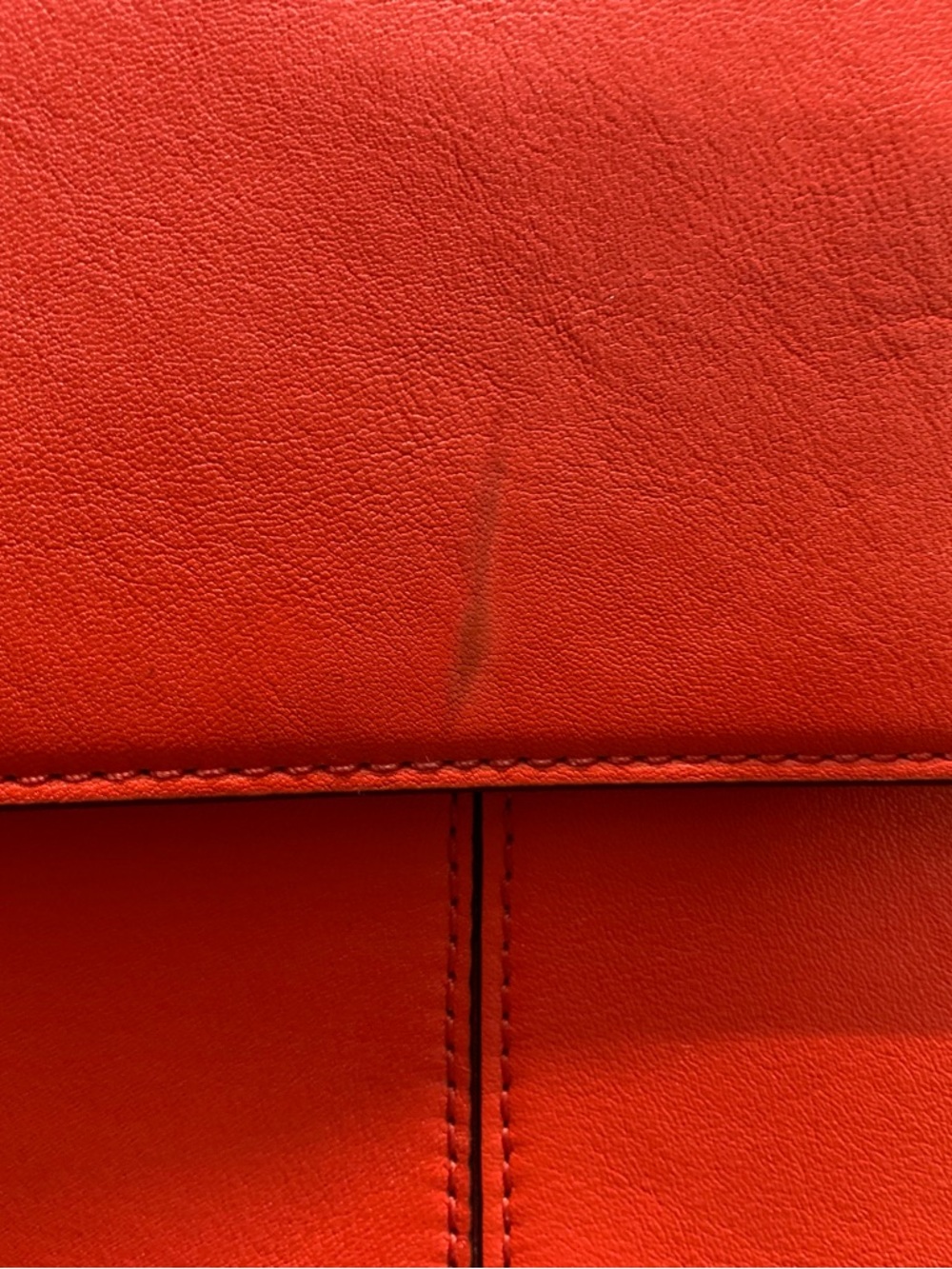 Tory Burch Block T Leather Satchel Crossbody Bag Vibrant Red - Picture 4 of 15